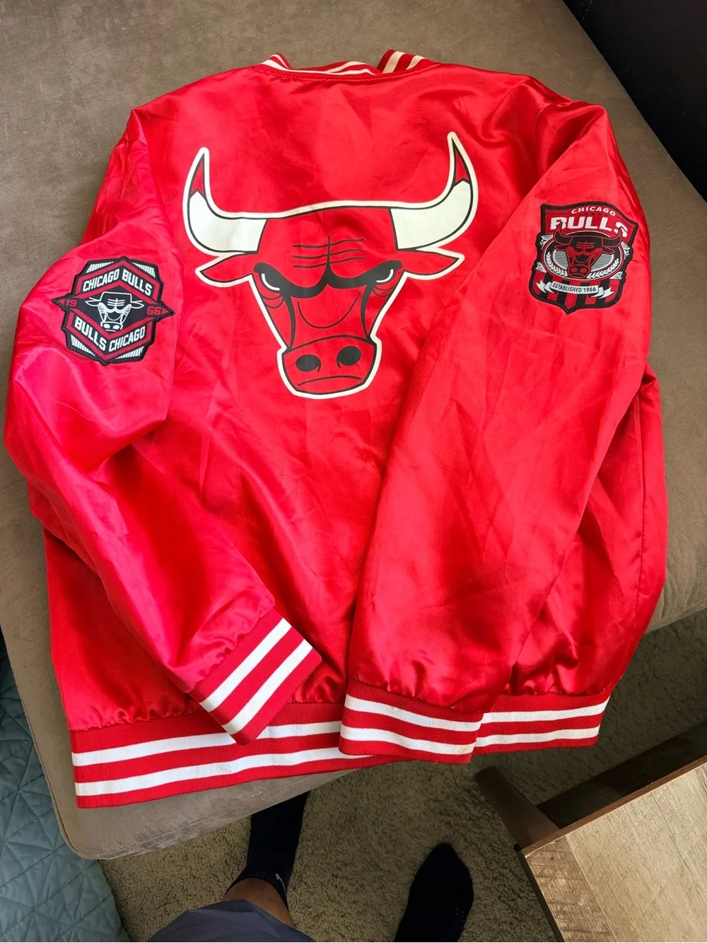 NBA red jacket